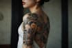 design a traditional japanese irezumi tattoo