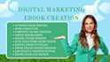 create digital online course content, business ebook and course creation