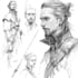 sketch fantasy character concept art