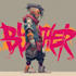 design a badass character illustration graffiti style