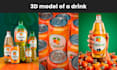 create a 3d mockup of your drink
