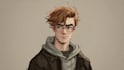 draw your character in semi realism style