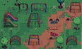 pixel art character sprite sheet 8bit 6bit pixel art scene pixel animation