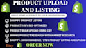 bulk upload shopify product listing using  matrixify CSV XML data file