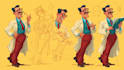 draw a cartoon illustration