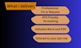 write a modern CV and resume