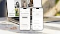 create a premium minimalist wedding website with rsvp