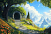 design amazing fantasy landscape