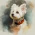 draw pet portrait into cartoon vector