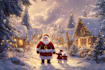 draw unique christmas illustration