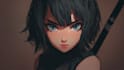 draw digital art commission in anime style