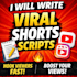 write viral youtube shorts scripts that boost retention