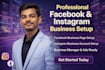 set up a professional facebook and instagram business account ads ready
