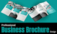 create a clean, print ready z fold brochure and flyer design