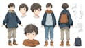 draw anime character design sheet