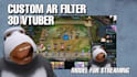 create a custom ar vtuber with full face tracking