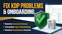 fix amazon KDP account problems and complete onboarding, dashboard tax setup