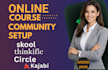 setup skool online course community coaching circle so