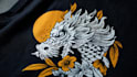 create linocut t shirt design for brands
