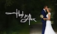 create a luxurious handwritten logo for married couples