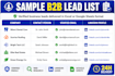 do b2b lead generation and build verified email lists