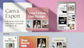 design professional social media posts in canva pro with editable link