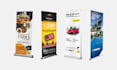 design roll up banner, retractable banner, pull up banner