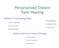 provide a personalized distant reiki healing session
