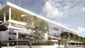 redevelop 3d mixed use property, high rise residential complex,landscape render