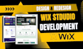 do wix studio website development, wix website design and redesign