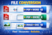 convert PDF to word and excel editable files