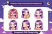 draw stylish twitch emotes, animated, vtuber emotes