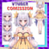 create a custom anime png vtuber with expressions