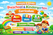 design printable preschool and kindergarten curriculum editable lesson plans