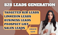 do b2b lead generation, b2b leads, targeted leads service