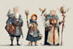 dnd character art and dnd character art