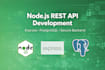 build a secure rest API using node js express and postgresql