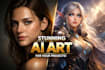create consistent realistic, semi realistic ai character art based on your idea