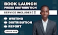 write distribute pro press release pr distribution and promotion, book launch pr