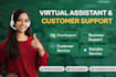 professional chat support virtual assistant