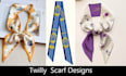 create unique twilly scarf pattern design for you