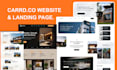 carrd website designer, carrd website, carrd designer, carrd website design