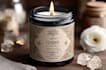 do candle label or product label packaging design