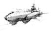 draw high quality spaceship concept