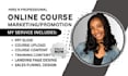 online course promotion,  elearning course creation, website course promotion