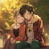 draw a cute anime couple illustration