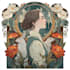 create illustrations in art nouveau style