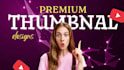 design eye catching youtube thumbnails