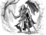 draw a fantasy character for dnd, pathfinder, etc