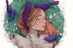 draw a digital illustration in unique style